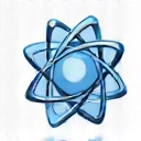 Tudományos megközelítést ábrázoló ikon, például egy kémcső vagy egy atom